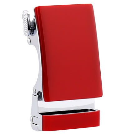 Metalspænde - rødt blank spænde