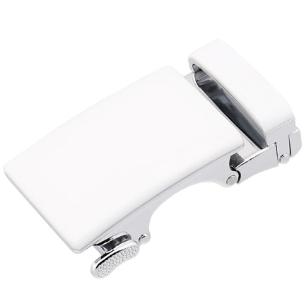 Metalspænde - hvidt blank spænde