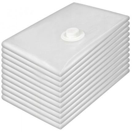 Vakuumposer til tøj inkl. pumpe, 70x50cm - 10stk.