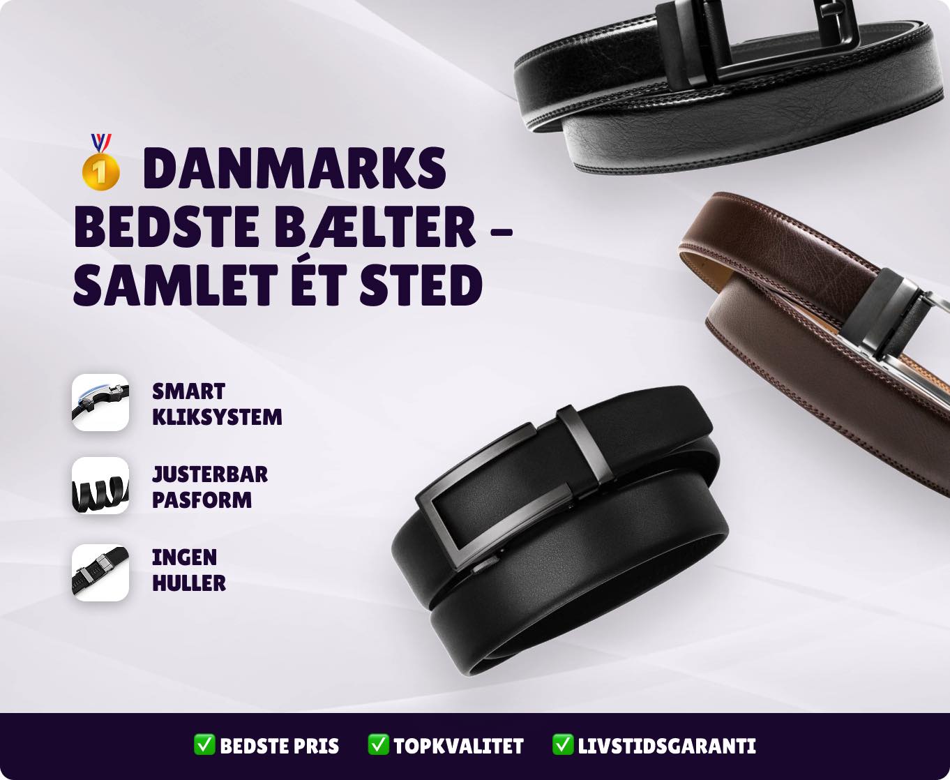 Smart Bælte 2.0 - Bestseller Nyhed!