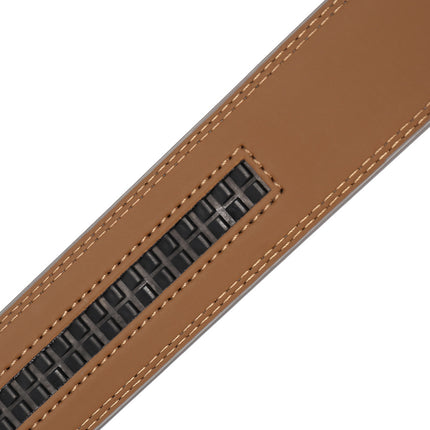 Grå læderrem uden spænde