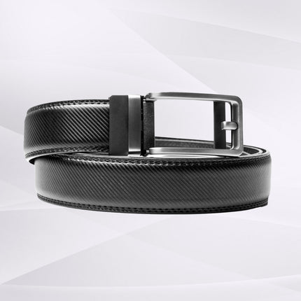 Carbon Mat - klikspænde læderbælte