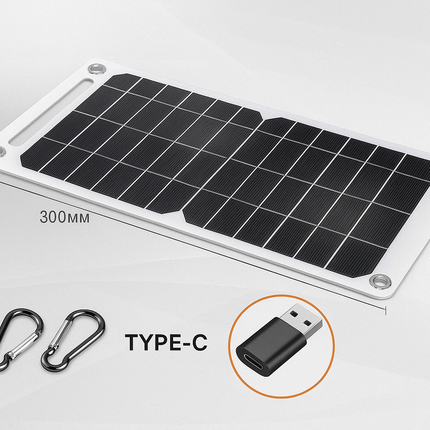 Effektiv mini solcelleplade til mobil og gadgets - Oplad alt med solens energi