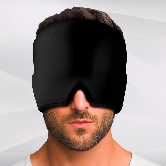 MigræneHatten™ – Køle- & Varme Kompressionsmaske