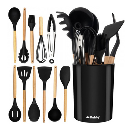 Premium køkkensæt med 11 dele.