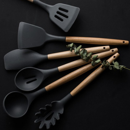 Premium køkkensæt med 11 dele.