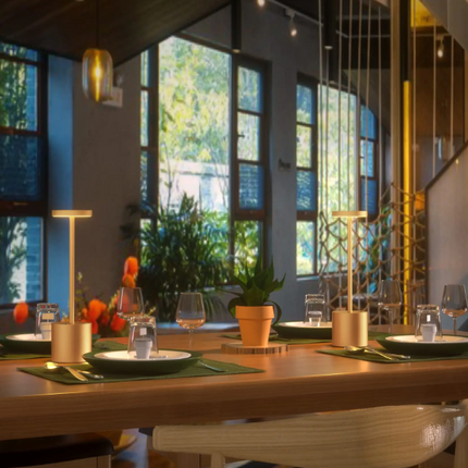 Linjelyset – Trådløs touch bordlampe