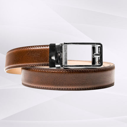 Eira - klikspænde læderbælte med sølv spænde