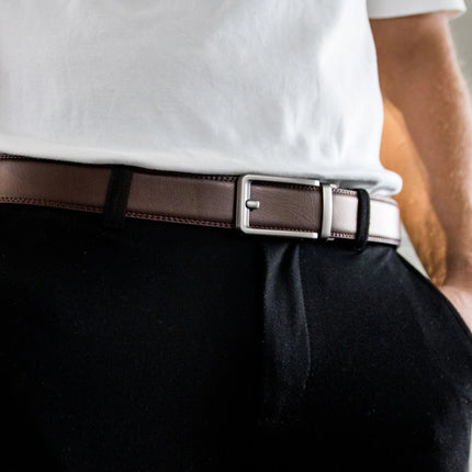 Gorm - klikspænde læderbælte