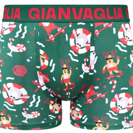 5 par boksershorts fra Gianvaglia - julemotiv