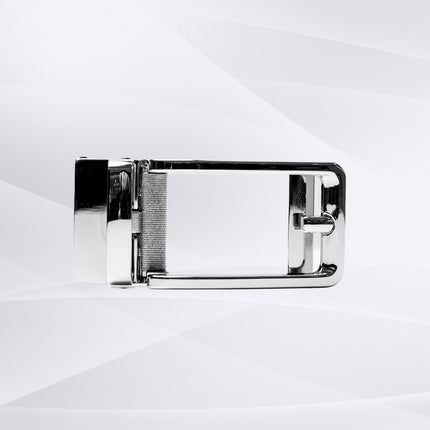 Toke - klikspænde læderbælte med sølv spænde