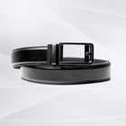 Leo - klikspænde læderbælte med sort spænde