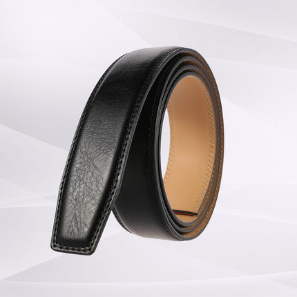 Sort læderrem uden spænde