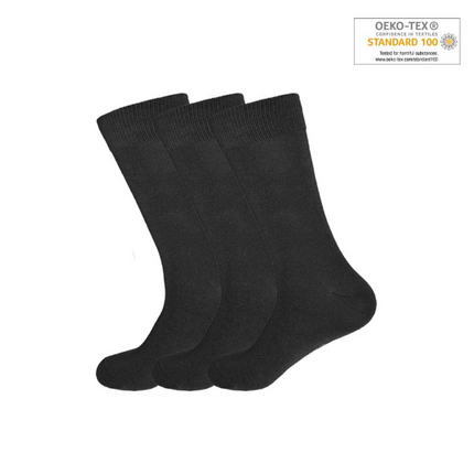 9 x Gianvaglia bomuldsstrømper i luksus kvalitet, herrer - sort