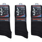 9 x Gianvaglia bomuldsstrømper i luksus kvalitet, herrer - sort