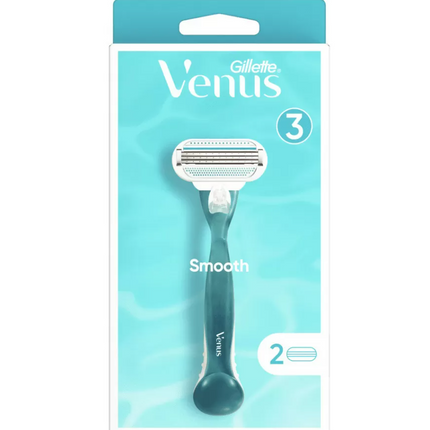 Gillette Venus Smooth - 3 bladet barberskraber inkl. 2 barberblade
