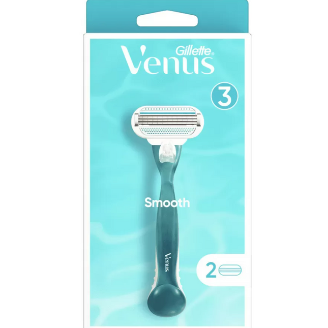 Gillette Venus Smooth - 3 bladet barberskraber inkl. 2 barberblade