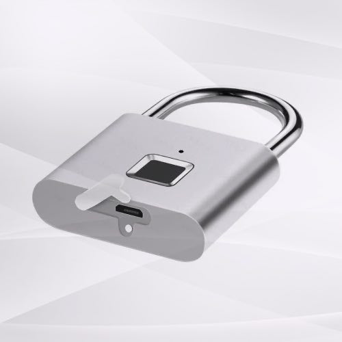 Fingerlåsen – Smart hængelås med fingeraftrykslæser