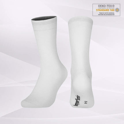 Premium Økologiske Bambusstrømper OEKO-TEX® Certificeret · Unisex · Sort / Hvid
