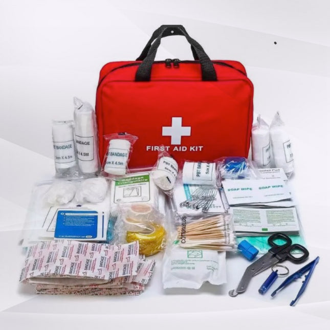 Førstehjælpskasse – Din sikkerhed i nødsituationer, 184 dele