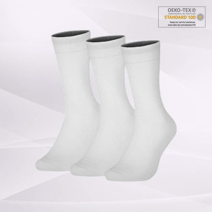 Premium Økologiske Bambusstrømper OEKO-TEX® Certificeret · Unisex · Sort / Hvid