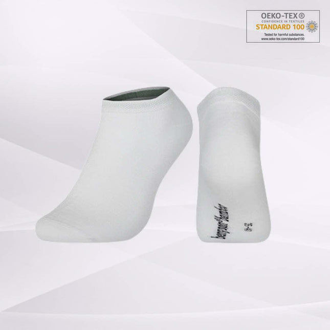 Premium Bambus Ankelstrømper – Økologiske & OEKO-TEX® Certificeret Unisex · Sort / Hvid