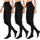 Varme termo strømpebukser, sorte - 2 par