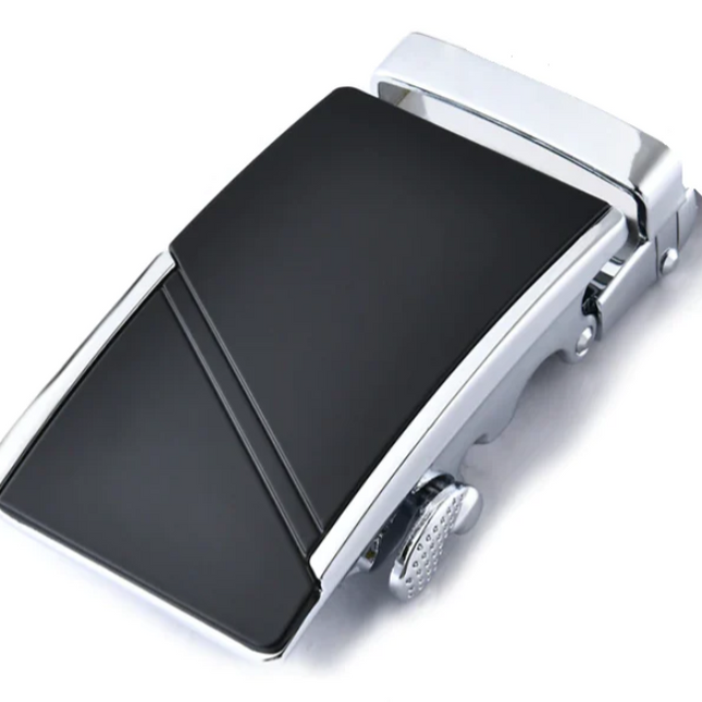 Metalspænde - Sort/Sølv