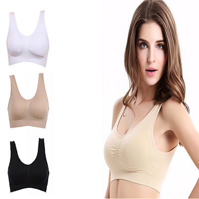 Behagelig komfort bh uden bøjle - 3 stk.