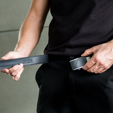 Martin - klikspænde læderbælte