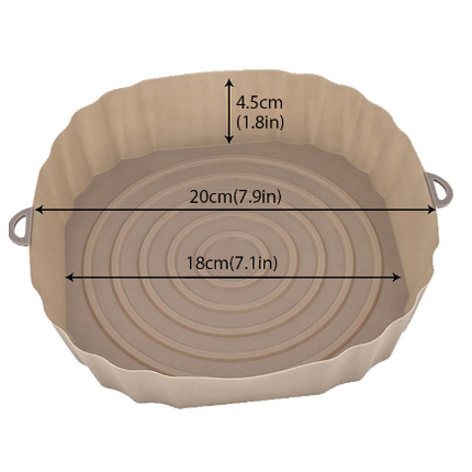 2 x Silikonefade - Airfryer