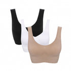 Behagelig komfort bh uden bøjle - 3 stk.