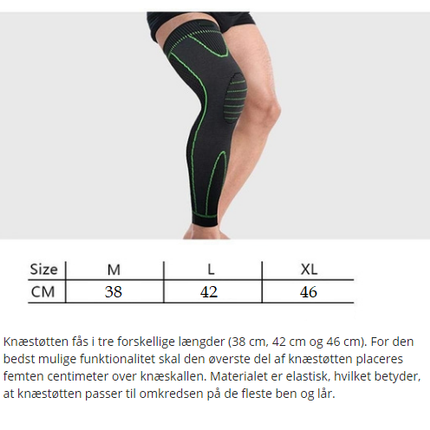 Langt Knæbind m. strop