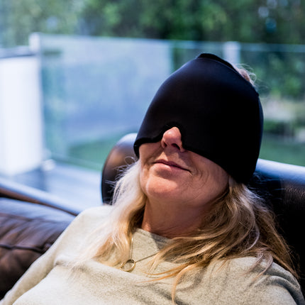 MigræneHatten™ – Køle- & Varme Kompressionsmaske